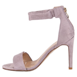 Bestelle Sandalias cremallera ante violeta multicolor 5