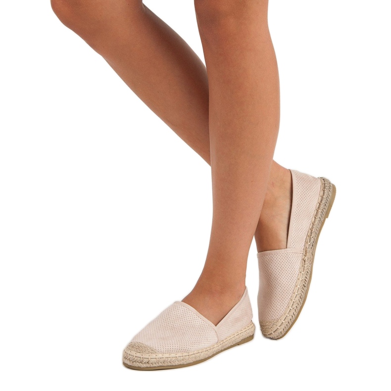 Bestelle Alpargatas caladas beige 1