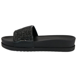 Zapatillas negras con estilo negro 1 Zapatillas negras con estilo negro 1