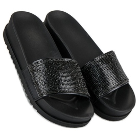 Zapatillas negras con estilo negro 3