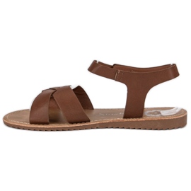 Anesia Paris Sandalias marrones de mujer marrón 3