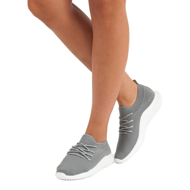 Anesia Paris Calzado deportivo de moda gris 1