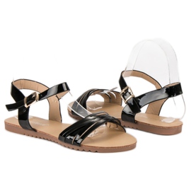 Bestelle Sandalias charol negro 5
