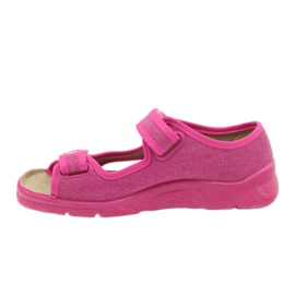 Sandalias Befado 113y009 zapatillas rosas rosado 2