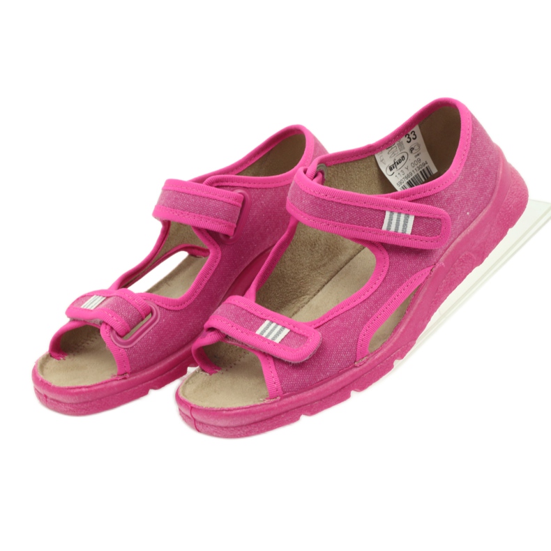 Sandalias Befado 113y009 zapatillas rosas rosado 4