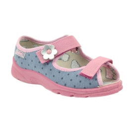 Sandalias niño Befado 969x093 gris rosa 1