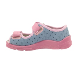 Sandalias niño Befado 969x093 gris rosa 2