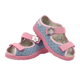 Sandalias niño Befado 969x093 gris rosado 3