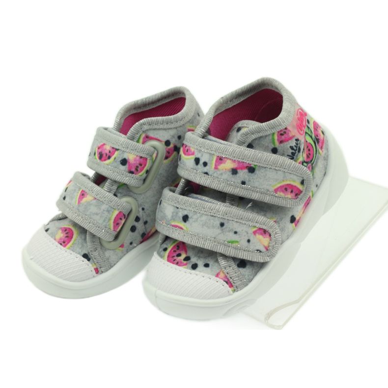 Zapatillas de deporte zapatillas de estar por casa en befado gris sandias verde rosa 4