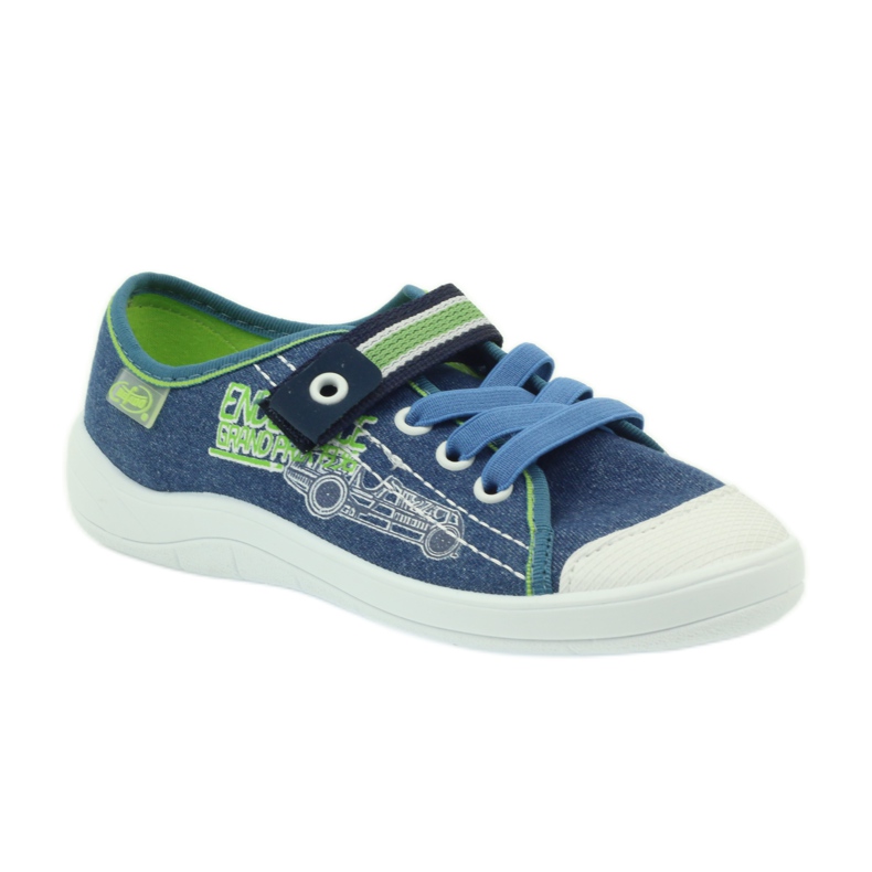 Zapatillas de casa para niños Sneakers Befado 251x093 azul verde azul marino 1