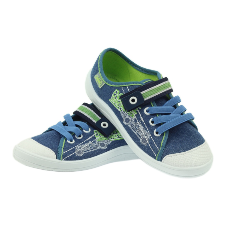 Zapatillas de casa para niños Sneakers Befado 251x093 azul verde azul marino 3