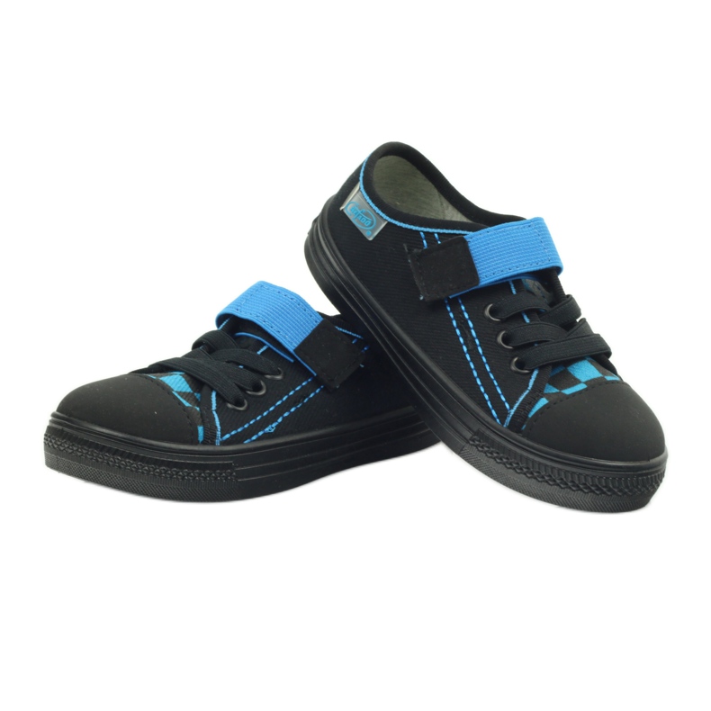 Black Befado 429x007 zapatillas deportivas negras negro azul 3