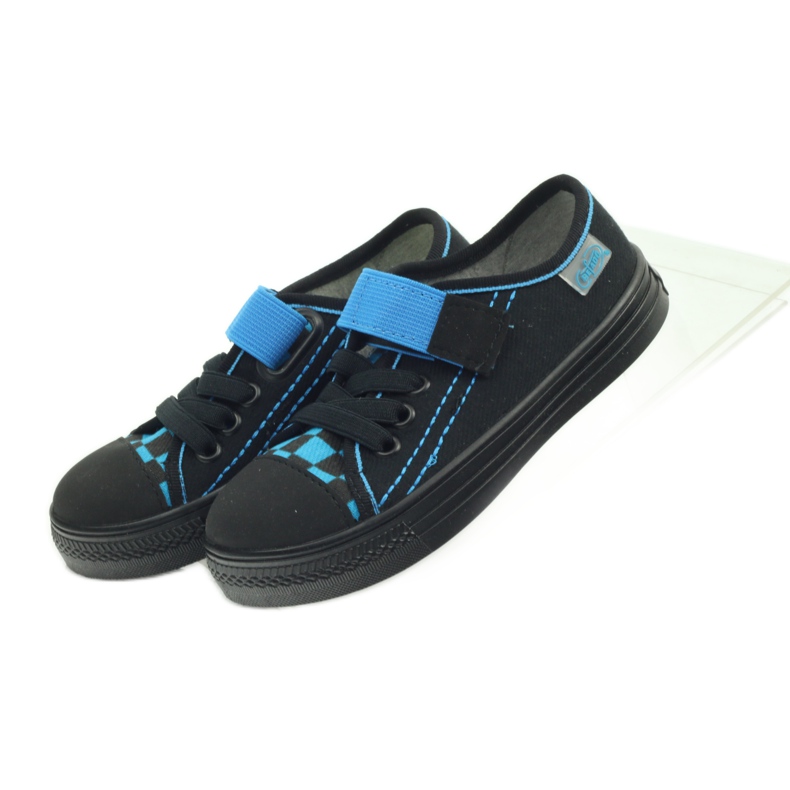 Black Befado 429x007 zapatillas deportivas negras negro azul 4
