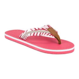 Ax Boxing Chanclas de textil rosado 2