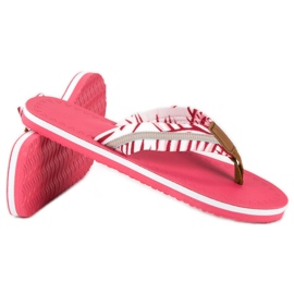 Ax Boxing Chanclas de textil rosado 4