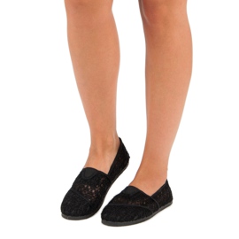 Bailarinas encaje negro 1 Bailarinas encaje negro 1