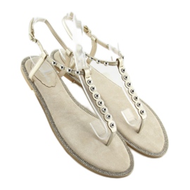 Sandalias beige 17716 beige 2