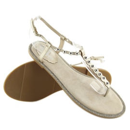 Sandalias beige 17716 beige 4