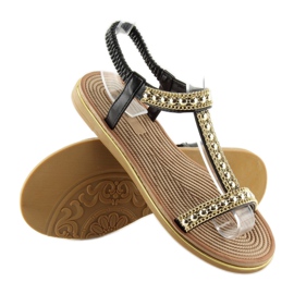 Sandalias mujer negras S37-san Black negro 6