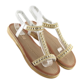 Sandalias mujer plata S37-san Silver gris 3
