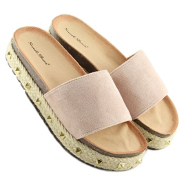 Alpargatas casacas LS51 beige clavel 2 Alpargatas casacas LS51 beige clavel 2