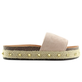 Alpargatas casacas LS51 beige clavel 1