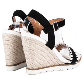 Sweet Shoes Alpargatas negras con cuña negro 3