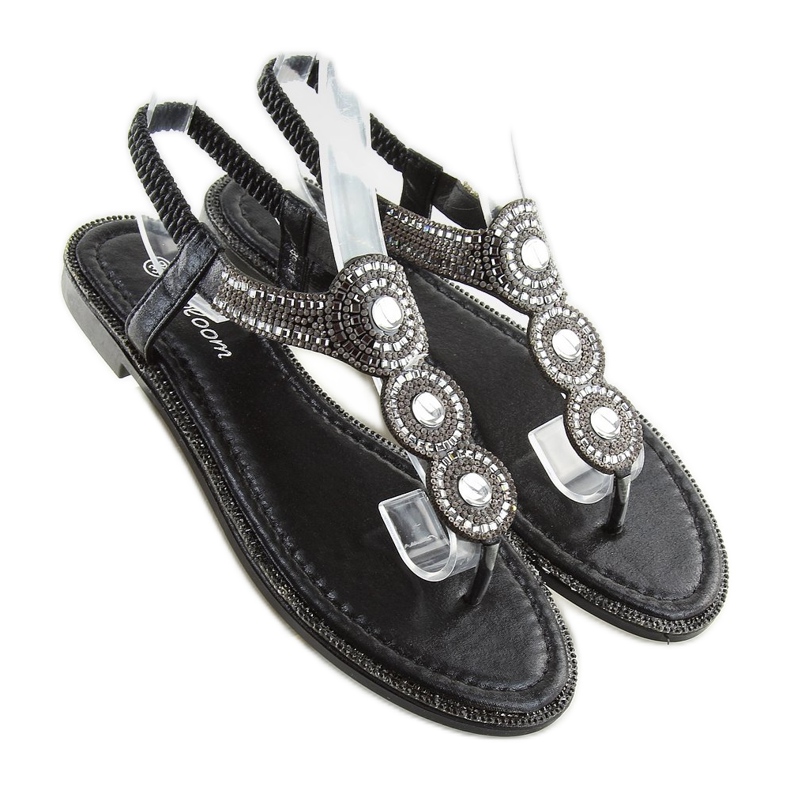 Chanclas negras LS-89091 Black negro 2
