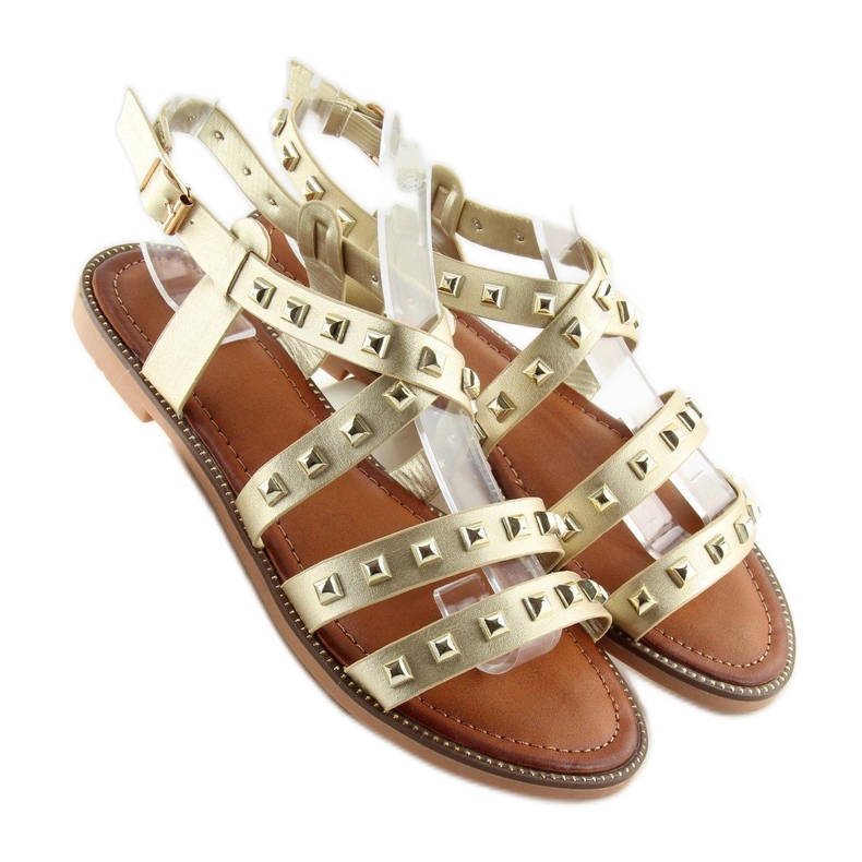 Sandalias tachuelas doradas M-520 Oro dorado 2