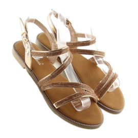 Sandalias con circonitas rosas K952 Champagne rosado 3