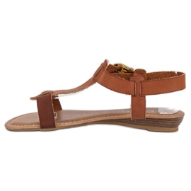 Cómodas sandalias marrones marrón 1