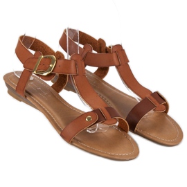 Cómodas sandalias marrones marrón 3