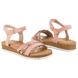 Ch. Creation Sandalias mujer rosa rosado 4