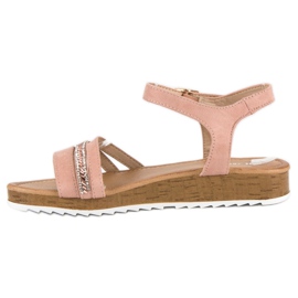 Ch. Creation Sandalias mujer rosa rosado 3