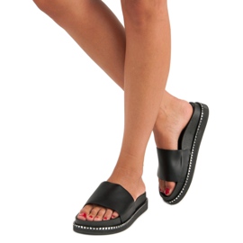 Bestelle Pantuflas negras de señora negro 1