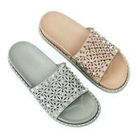 Babuchas rock beige 7