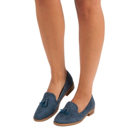 SDS Señores de gamuza de moda azul 5