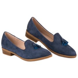 SDS Señores de gamuza de moda azul 4