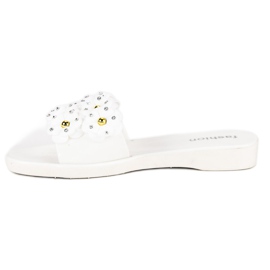 Fashion Chanclas Meliski mujer blanco 5
