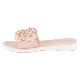 Fashion Chanclas Meliski mujer rosado 3