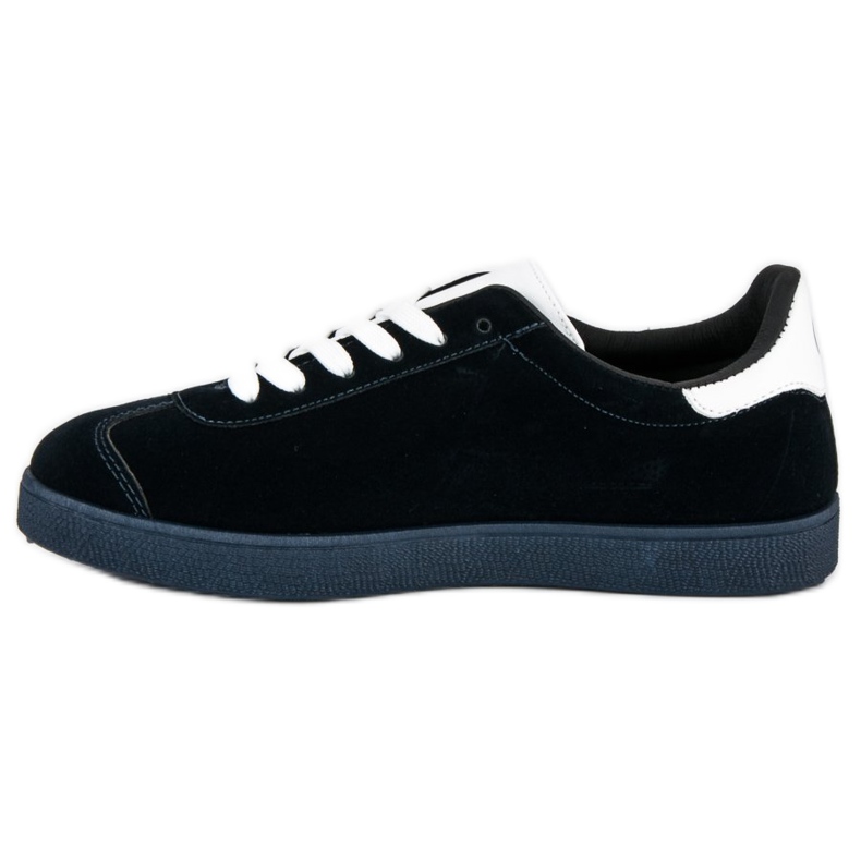 Zapatillas de ante MCKEYLOR blanco azul marino 1