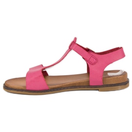 Licean Sandalias hebillas rosas rosado 4