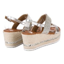 Seastar Alpargatas cuña gris 6