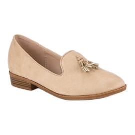 SDS Señores de gamuza de moda marrón 2