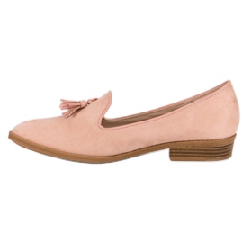 SDS Señores de gamuza de moda rosado 6