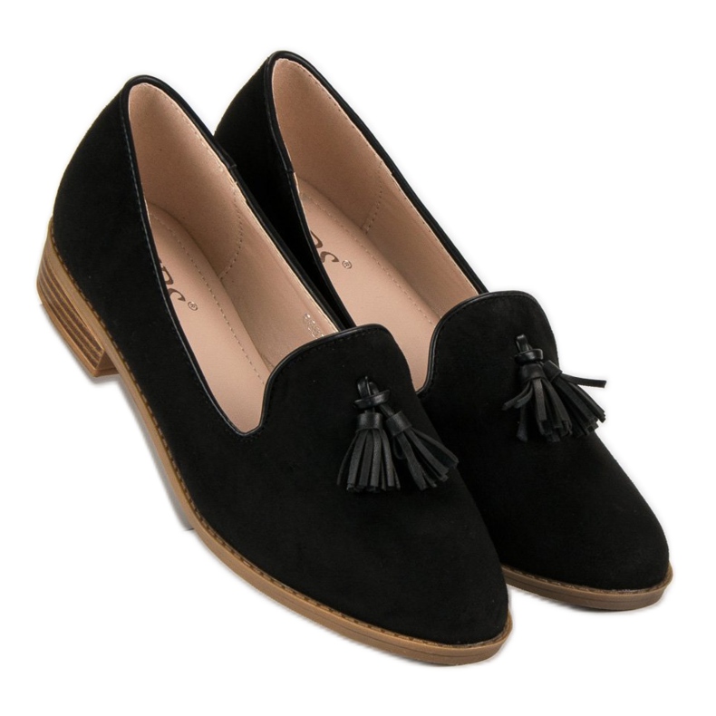 SDS Señores de gamuza de moda negro 1 SDS Señores de gamuza de moda negro 1