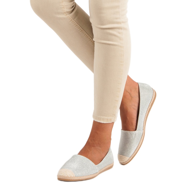 Alpargatas purpurina gris 2 Alpargatas purpurina gris 2