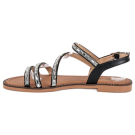 Girlhood Sandalias negras con estilo negro 3