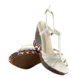 Sandalias cuña blancas BL201 blanco 1 Sandalias cuña blancas BL201 blanco 1