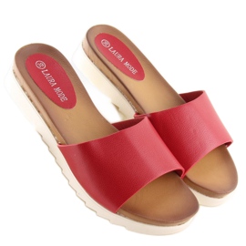 Pantuflas rojas de mujer rojas H10 Red rojo 3
